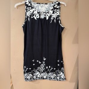 Black & White floral dress